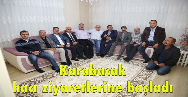 Karabacak hacı ziyaretlerine başladı