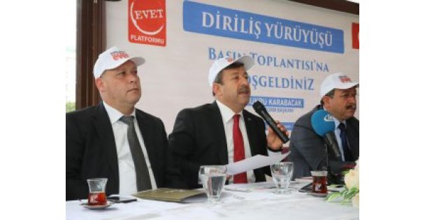 Karabacak, Referandum çalışmalarını değerlendirdi