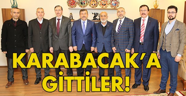 Karabacak'a gittiler