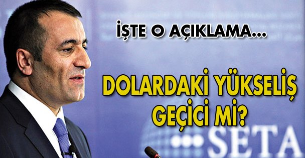 Karagöl'den dolar açıklaması!