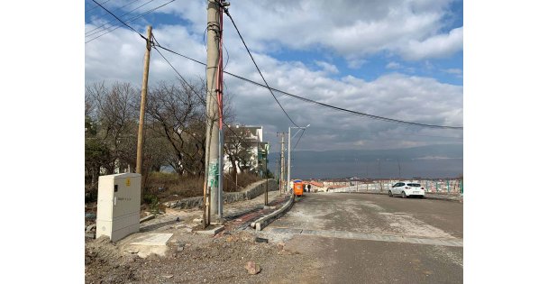 Karamürsel 101. Caddede Aydınlatma Çalışmaları Başladı