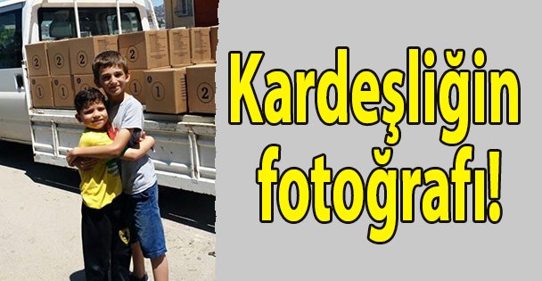 Kardeşliğin fotoğrafı!