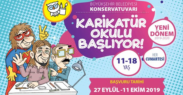 Karikatür okulu başlıyor