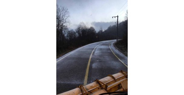 Karla Mücadele Ekipleri Teyakkuzda