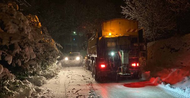 Karla mücadele kaldığı yerden devam ediyor