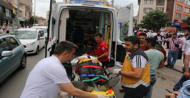 Karşıya geçemedi!