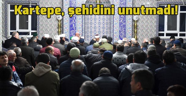 Kartepe, şehidini unutmadı!