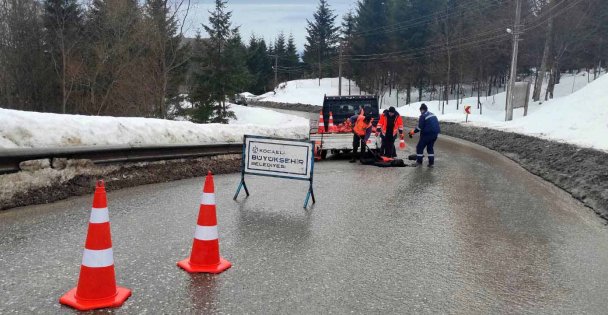 Kartepe Zirve Yolunda Bakım Onarım Yapıldı