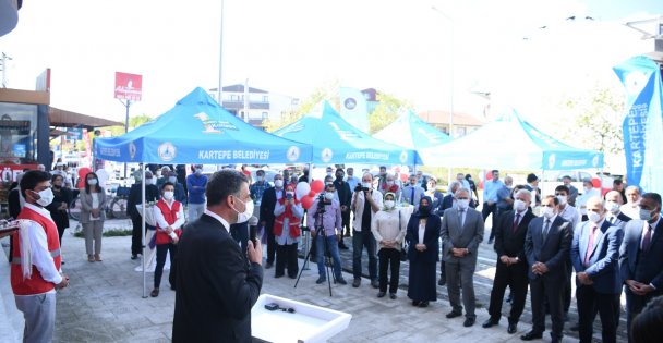 KARTEPE'DE KIZILAY ŞUBESİ AÇILDI