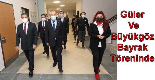 Kaymakam Güler Ve Başkan Büyükgöz Bayrak Törenine Katıldı