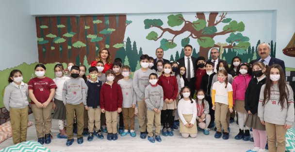 Kaymakam Güler ve Başkan Büyükgöz  Fevzi Çakmak İlkokulu'nda