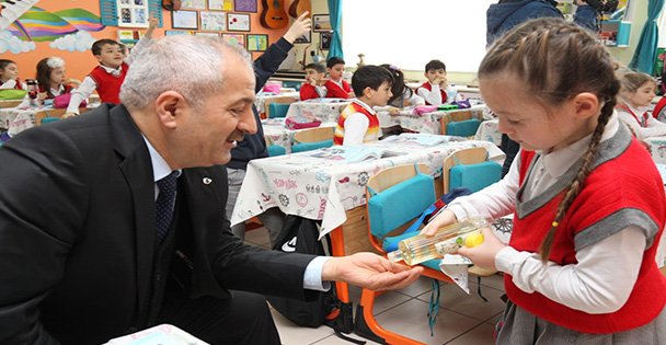 Kaymakam Güler ve Başkan Büyükgöz okul ziyaretlerinde