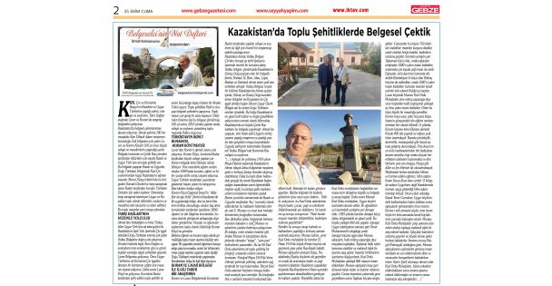 Kazakistan'da Toplu Şehitliklerde Belgesel Çektik