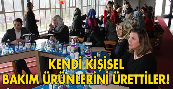 Kendi kişisel bakım ürünlerini ürettiler