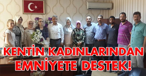 Kentin kadınları Emniyet'e gitti