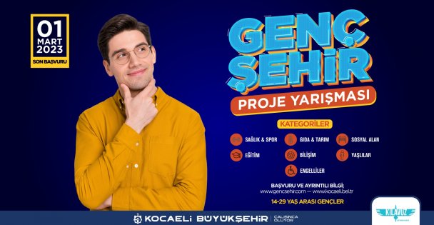 Kentin sorunlarına çözüm üretecek proje yarışmasında 40 bin TL ödül