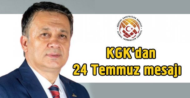 KGK'dan 24 Temmuz mesajı