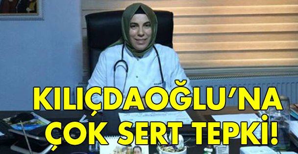 Kılıçdaoğlu'na çok sert tepki!