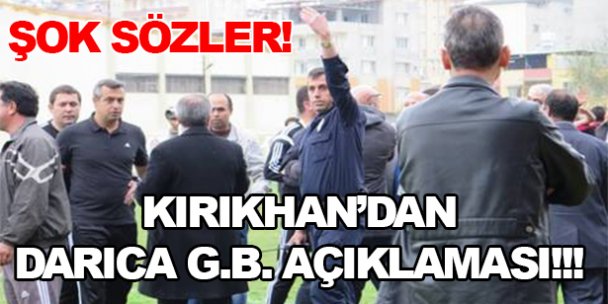 Kırıkhanspor'dan ŞOK SÖZLER!