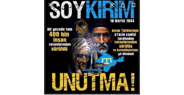 Kırım Tarar Sürgünü'nün 77. Yılı