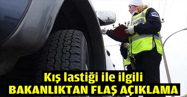 Kış lastiği ile ilgili açıklama