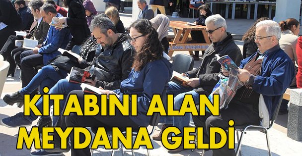 KİTABINI ALAN MEYDANA GELDİ