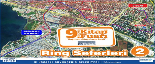 Kitap Fuarı'na ücretsiz ring seferleri