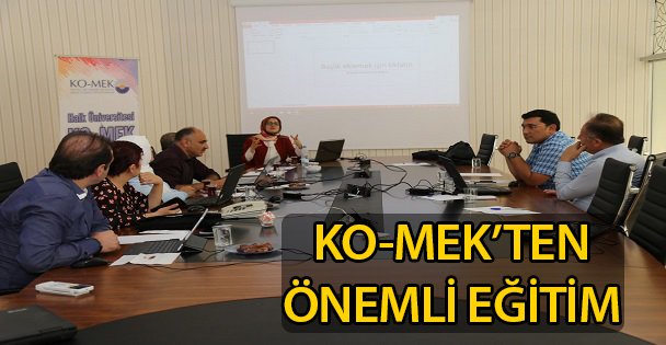 KO-MEK'ten İl Sağlık Müdürlüğü'ne önemli eğitim