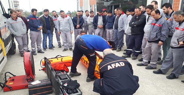 Kocaeli AFAD'dan İSUZU'ya eğitim