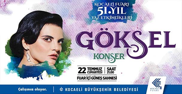 Kocaeli Fuarı, Göksel'i Konuk Ediyor