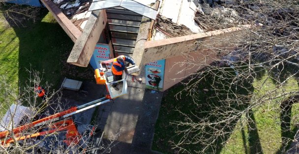Kocaeli Fuarı'nda 52 yapı yıkıldı