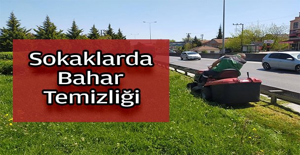 Kocaeli genelindeki yeşil alanlarda tırpan kesimi ve temizlik çalışması gerçekleştiriliyor