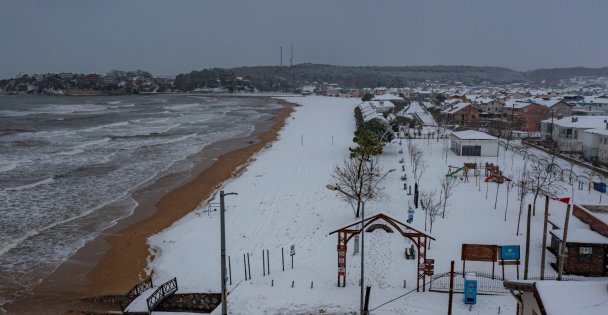 Kocaeli karda bir başka güzel