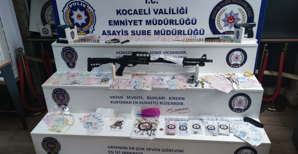 Kocaeli merkezli hırsızlık operasyonunda 46 şüpheli yakalandı