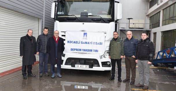 Kocaeli Sanayi Odası'ndan afet bölgesine Yardım Tır'ı