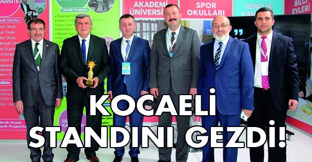 Kocaeli standını gezdi!