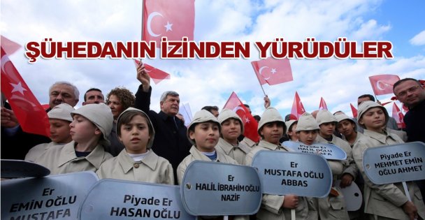 Kocaeli şühedanın izinden yürüdü