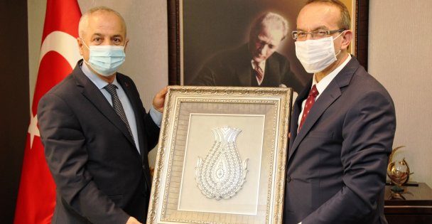 Kocaeli Valisi Yavuz'dan  Başkan Büyükgöz'e ziyaret