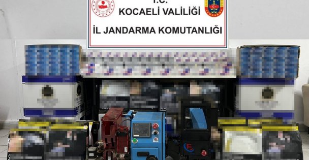 Kocaeli'de 182 Bin 250 Makaron Ele Geçirildi