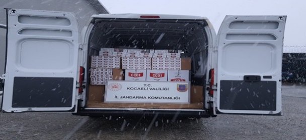 Kocaeli'de 1 milyon kaçak makaron ele geçirildi