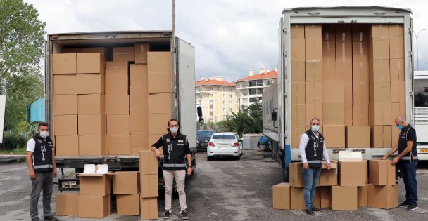 Kocaeli'de 20 Milyon 500 Bin Makaron Ele Geçirildi