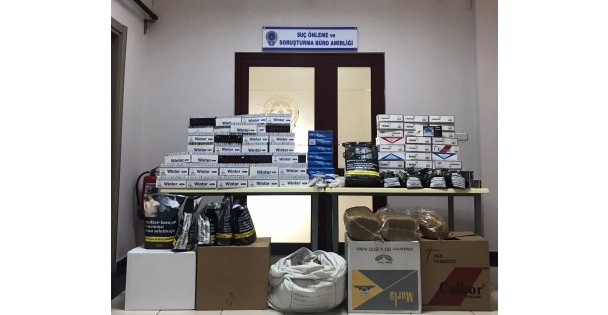 Kocaeli'de 21 kilo 433 gram kaçak tütün ele geçirildi