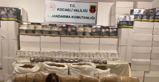 Kocaeli'de 2 milyon 30 bin Makaron Ele Geçirildi