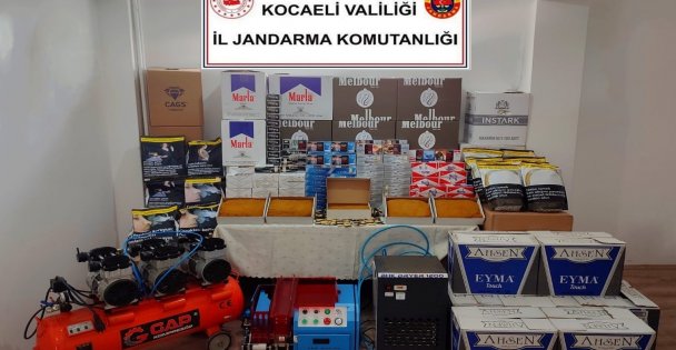 Kocaeli'de 333 bin 400 makaron ele geçirildi