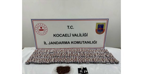 Kocaelide 3 kilo bonzai ve 5 bin hap ele geçirildi