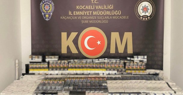 Kocaelide 700 paket gümrük kaçağı sigara ele geçirildi