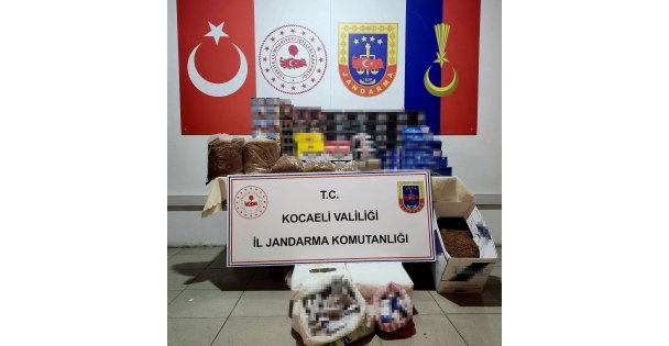 Kocaeli'de 7 bin 180 dolu ve boş makaron ele geçirildi