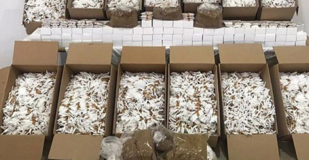 Kocaeli'de 7 milyon makaron ele geçirildi