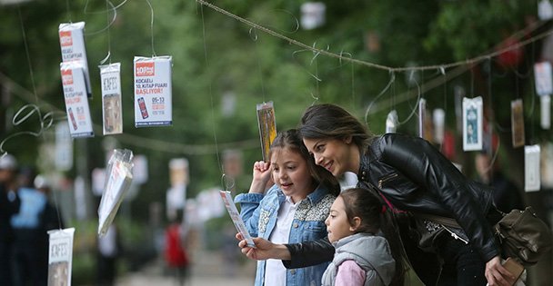 Kocaeli'de ağaçlar kitap açtı