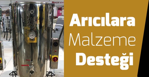 Kocaeli'de arıcılara malzeme desteği